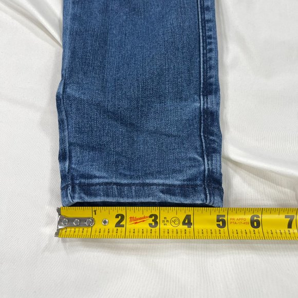 Judy Blue Jeans Women Size 3/26 Skinny Fit Mid Rise Dark Blue Denim Stretch - Picture 9 of 12